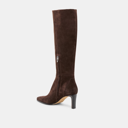 EMMI DARK BROWN SUEDE