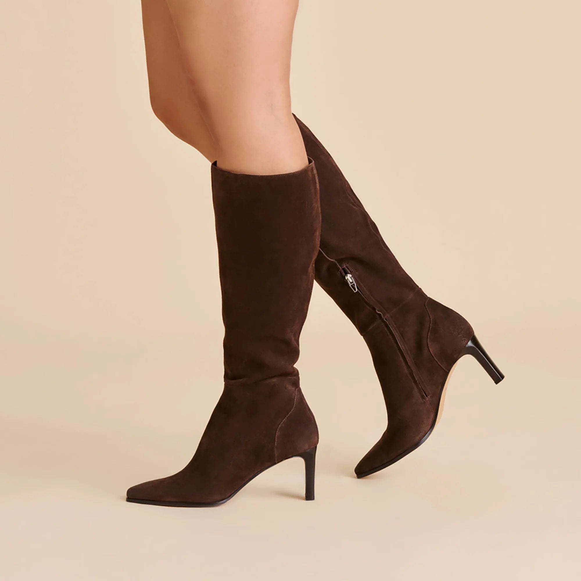 EMMI DARK BROWN SUEDE