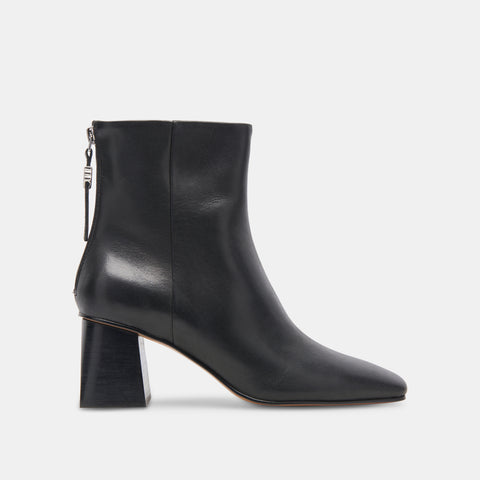 DOLCEVITA FIFI H2O BLACK LEATHER Little Black Booties