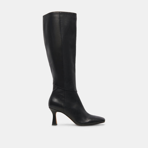 DOLCEVITA GYRA EXTRA WIDE CALF BLACK LEATHER Tall Boots