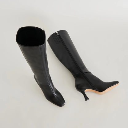 GYRA MOLLET FORT CUIR NOIR