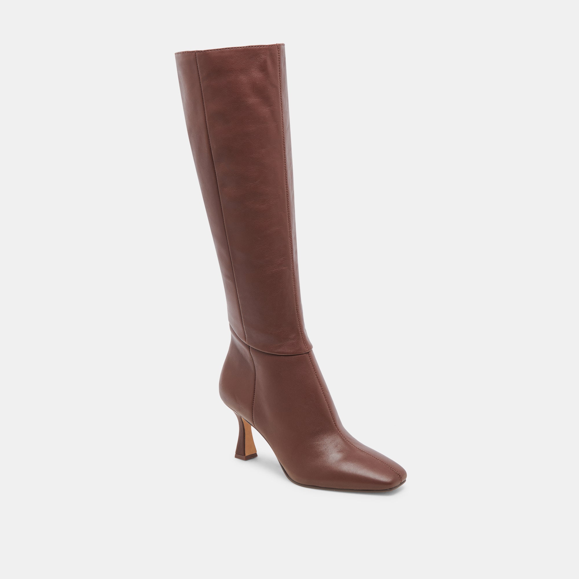 Gyra Chocolate Leather Boot Size 7.5 By Dolce Vita