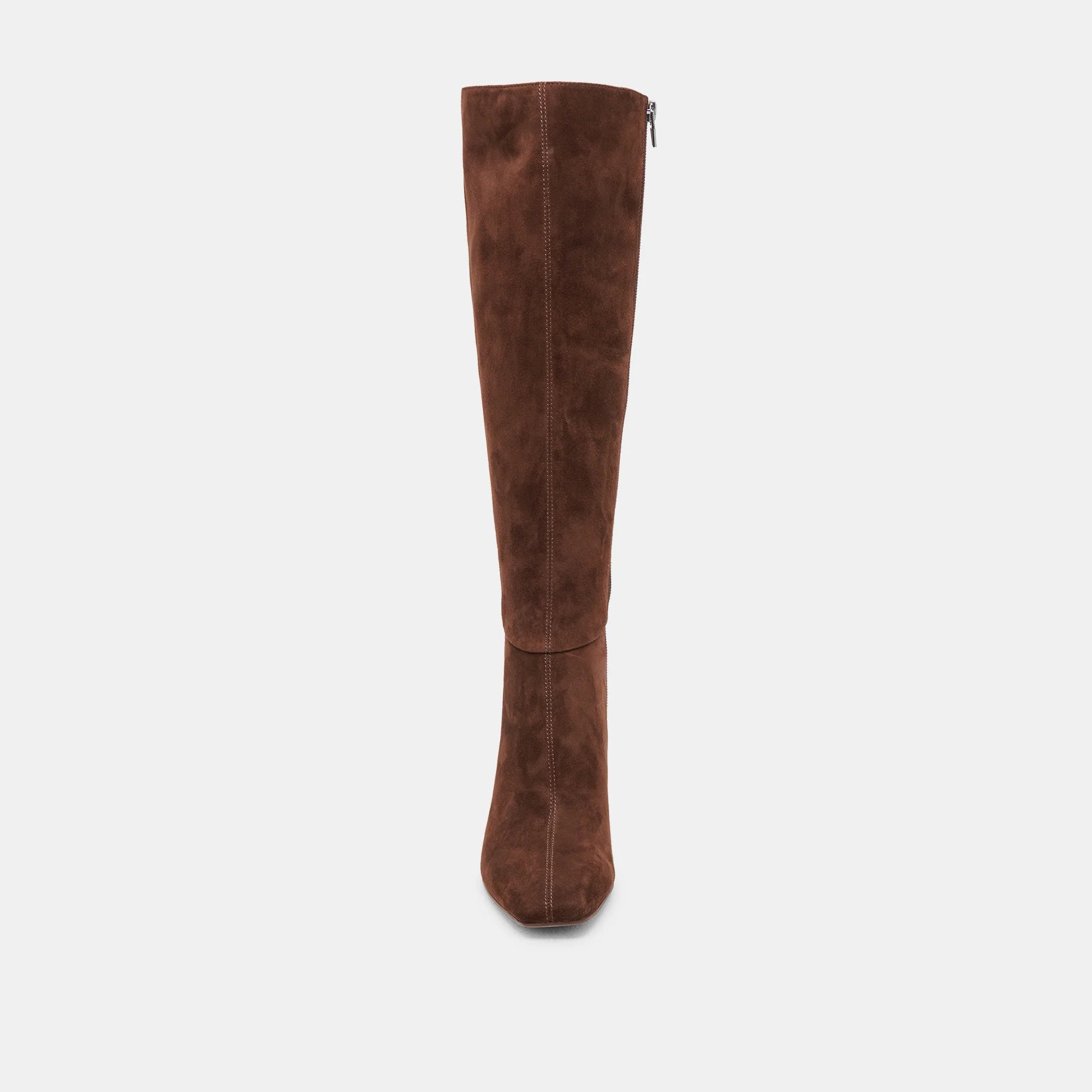 GYRA EXTRA WIDE CALF DARK BROWN SUEDE