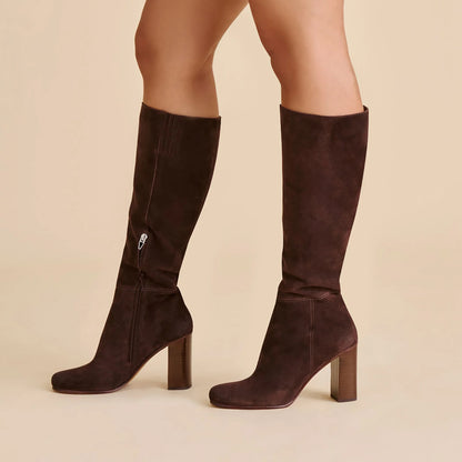 HUDSIN MAHOGANY SUEDE