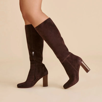 HUDSIN MAHOGANY SUEDE