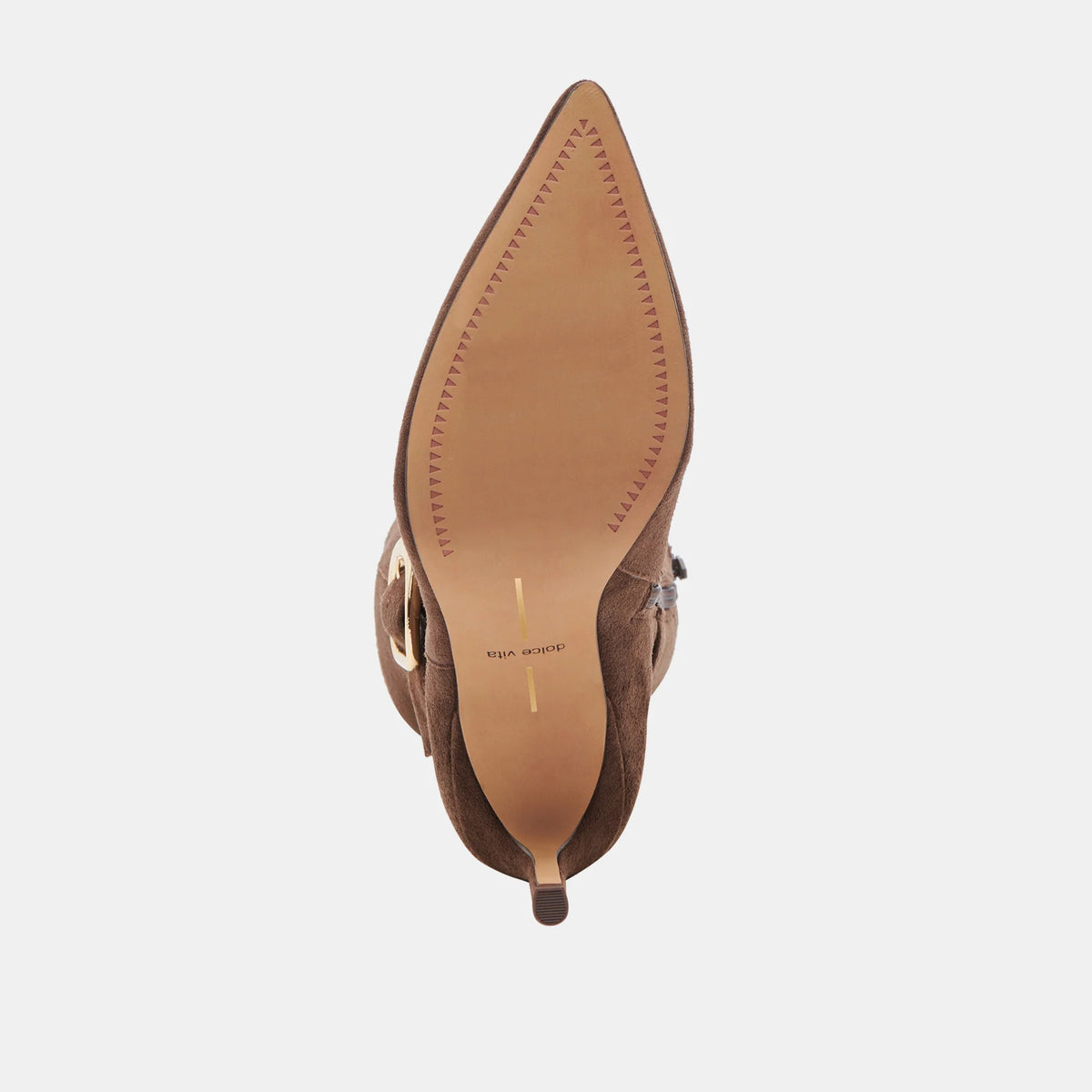 KINZY WIDE CALF DARK BROWN SUEDE - view 13