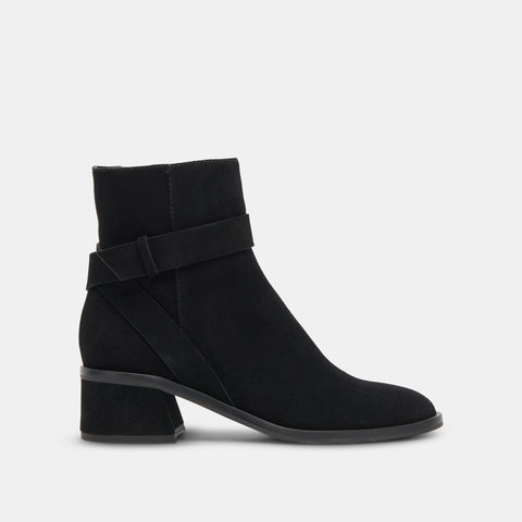 DOLCEVITA LELAND ONYX SUEDE Black Boots & Booties