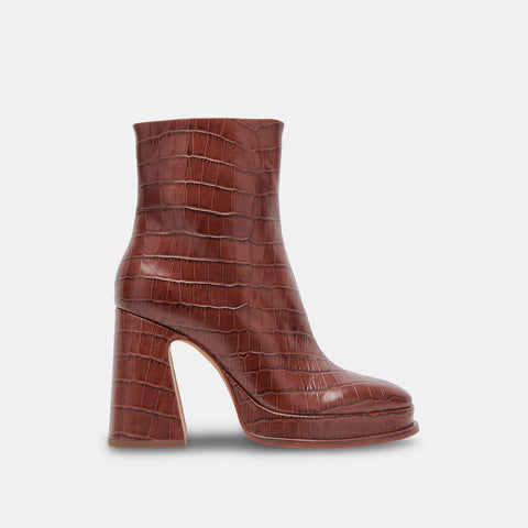 DOLCEVITA LOCHLY BROWN EXOTIC Sale Boots & Booties