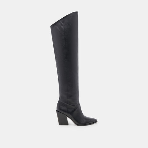 DOLCEVITA LUPIN BLACK LEATHER Tall Boots