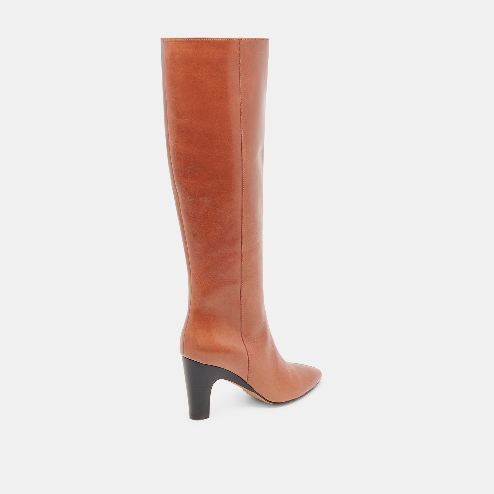 Nelas Cognac Leather Boot Size 7 By Dolce Vita