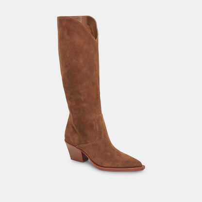 RAJ BROWN SUEDE