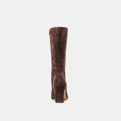RIGGS MAHOGANY SUEDE