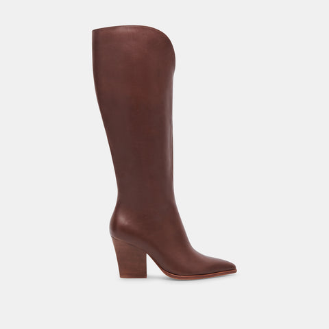 DOLCEVITA ROCKY BROWN LEATHER Boots