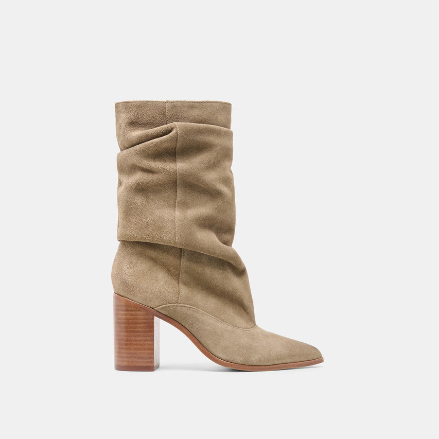 TALINA OLIVE SUEDE