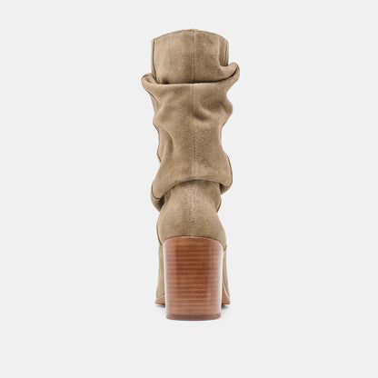 TALINA OLIVE SUEDE