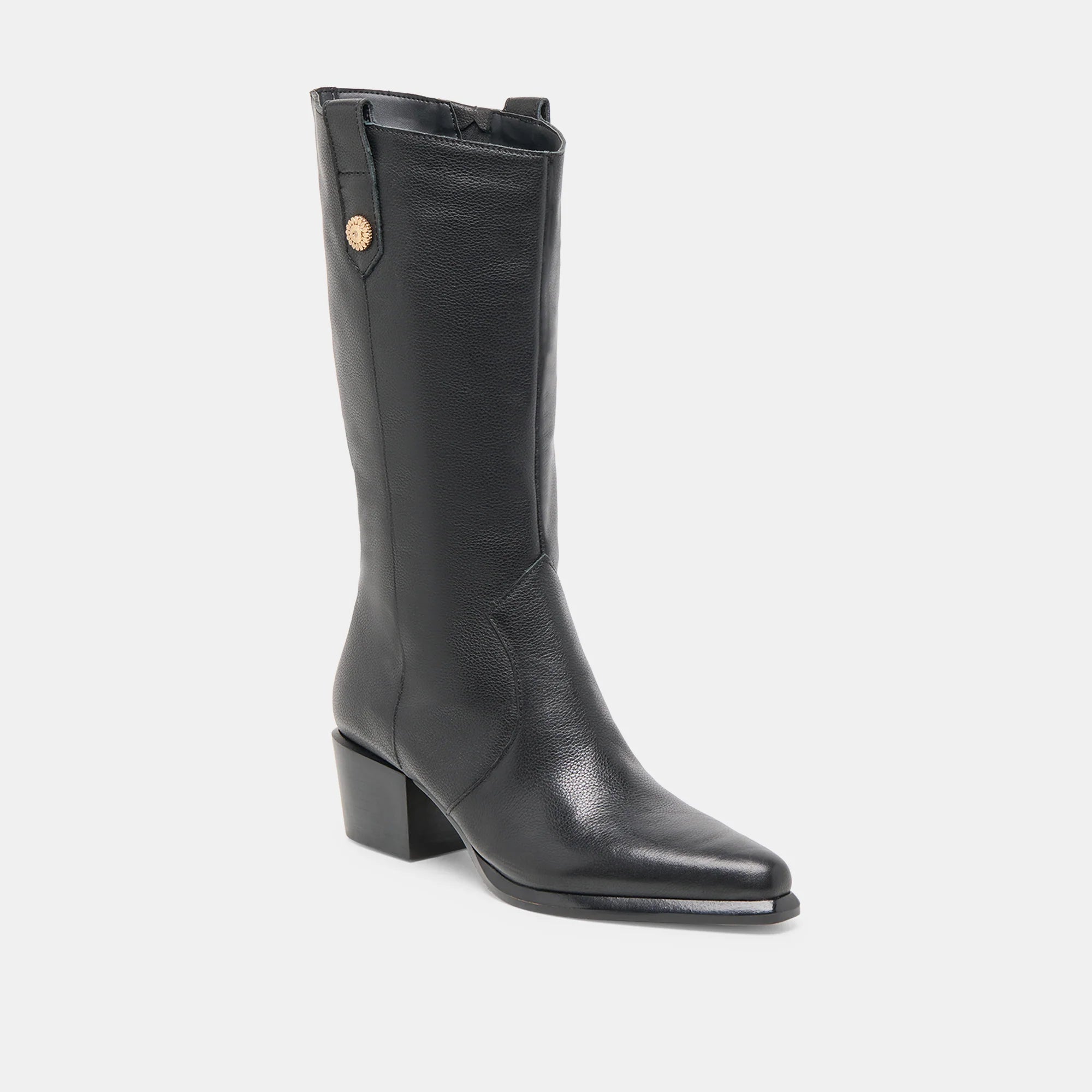 VERN BLACK LEATHER