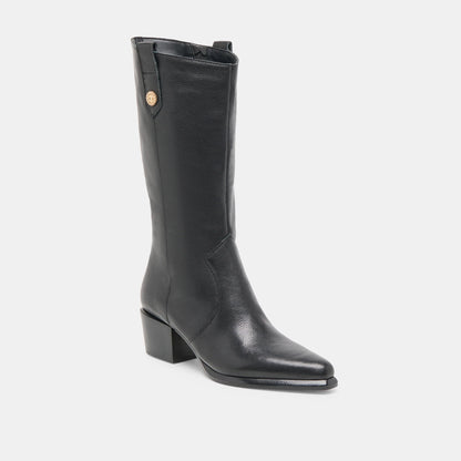 VERN BLACK LEATHER