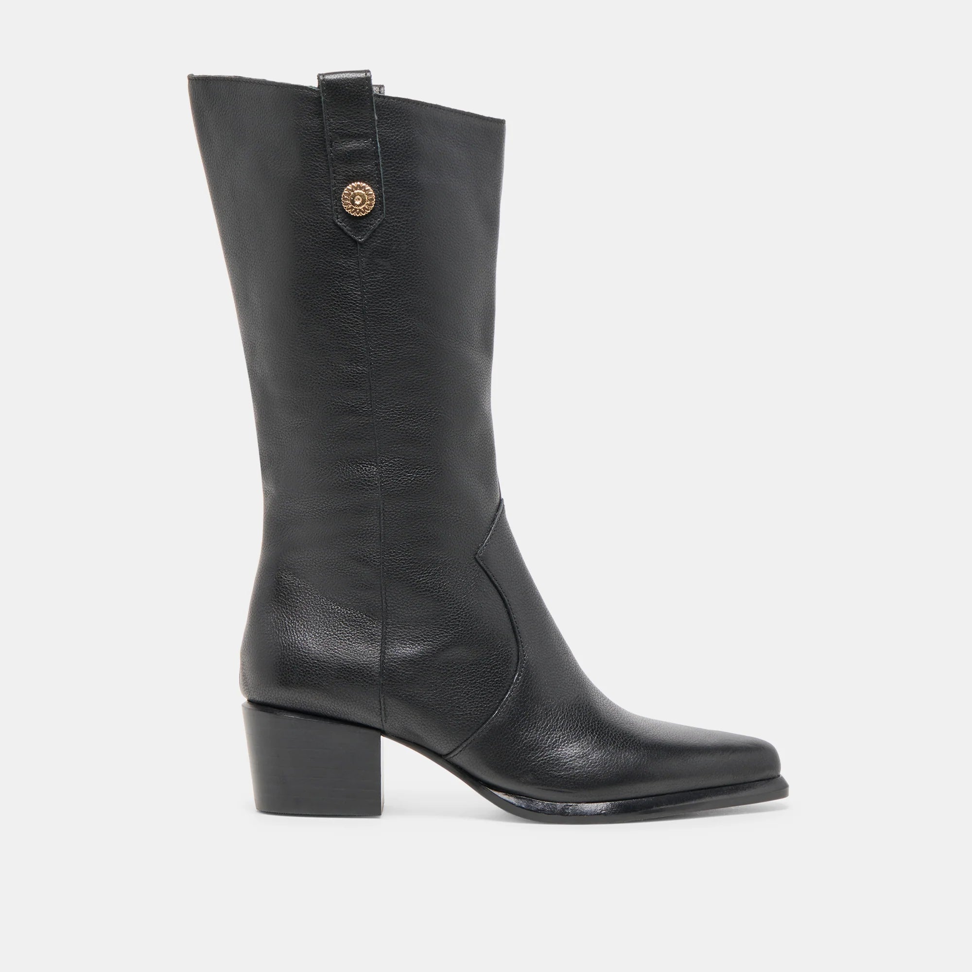 VERN BLACK LEATHER