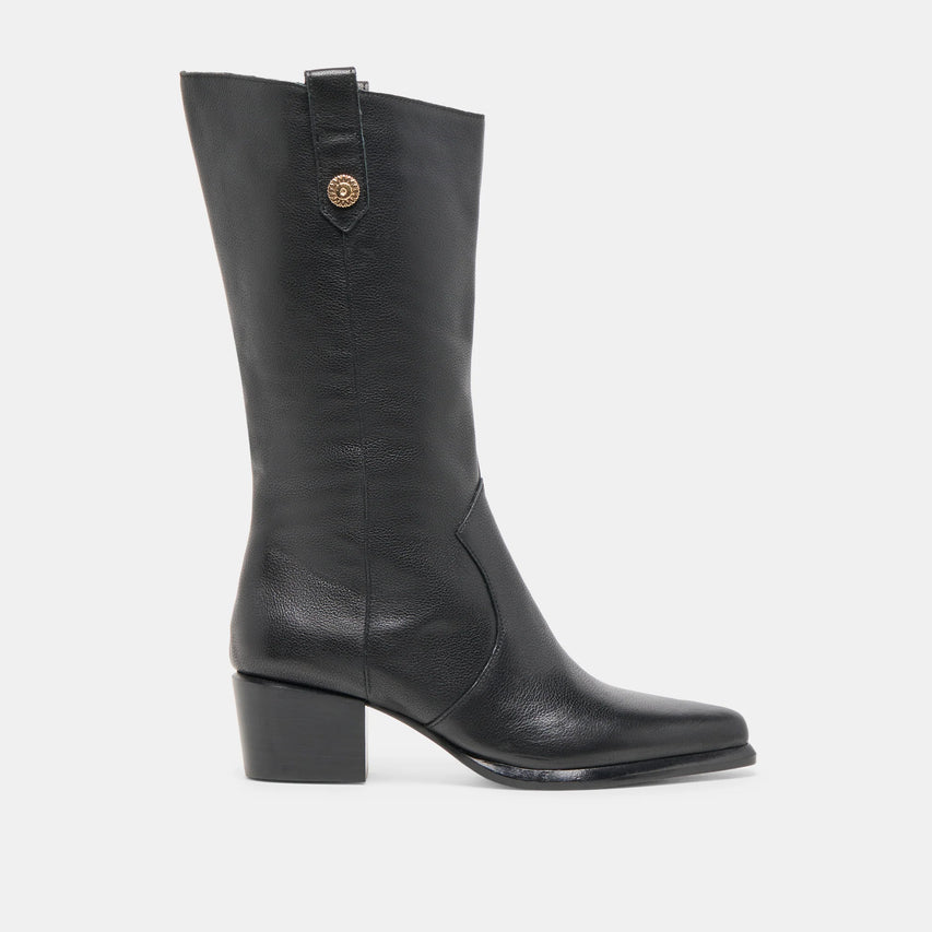 VERN BLACK LEATHER