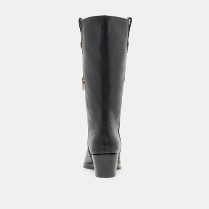 VERN BLACK LEATHER