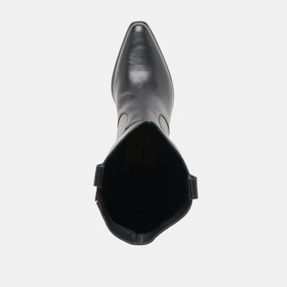 VERN BLACK LEATHER