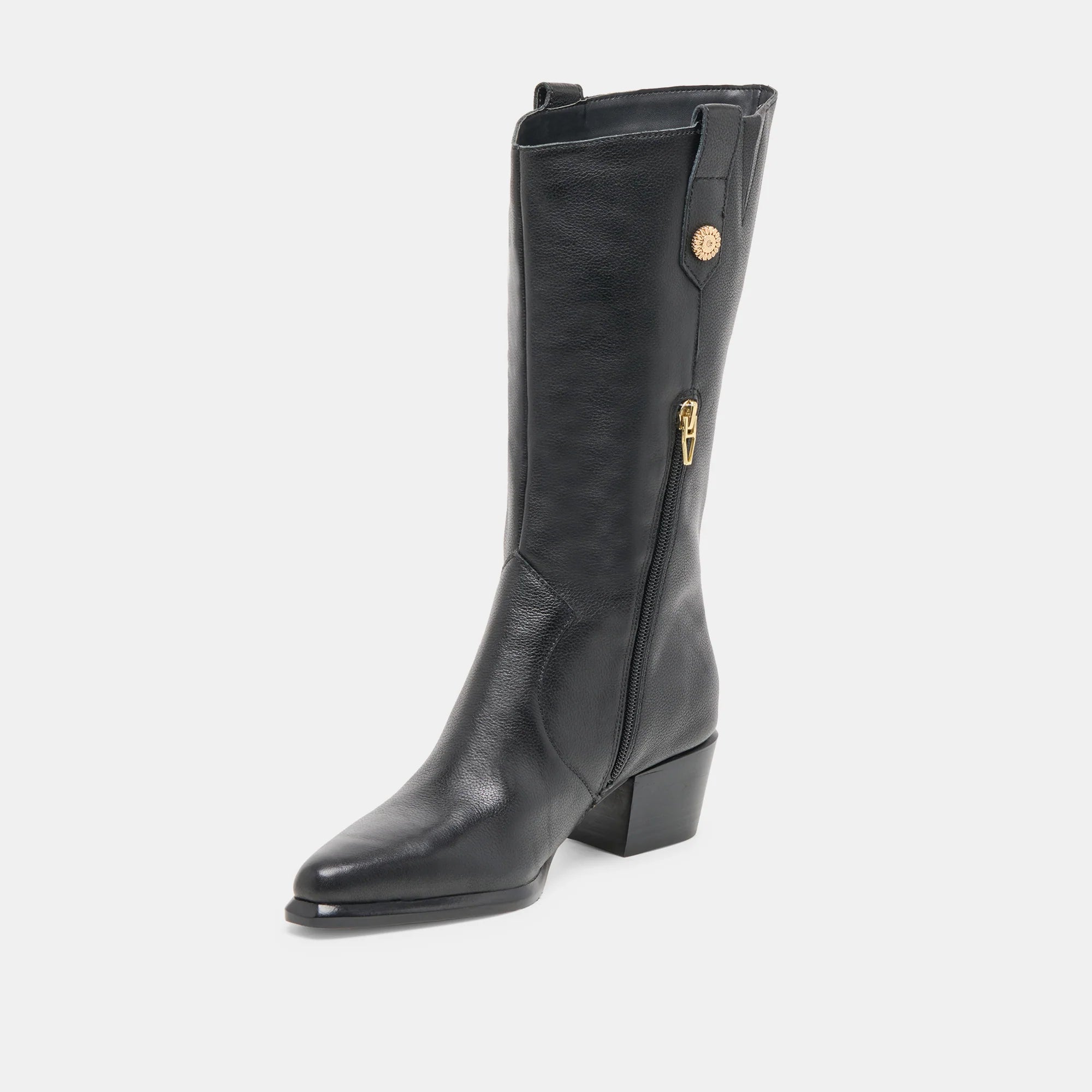 VERN BLACK LEATHER