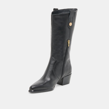 VERN BLACK LEATHER