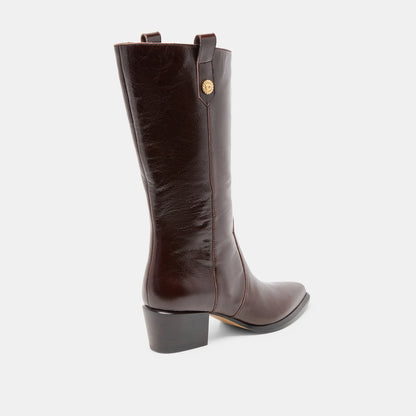 VERN CHOCOLATE LEATHER