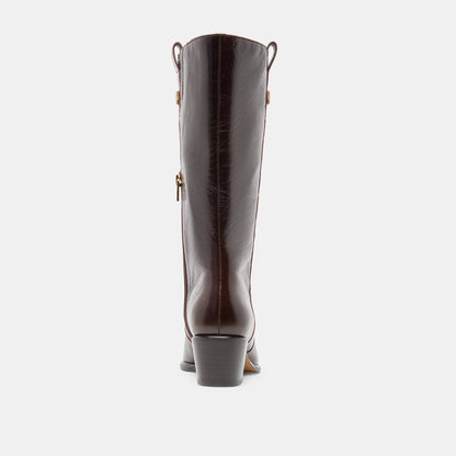 VERN CHOCOLATE LEATHER