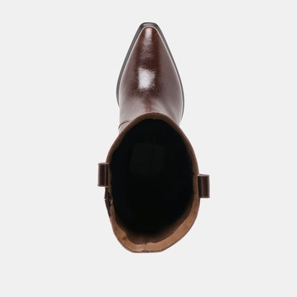VERN CHOCOLATE LEATHER