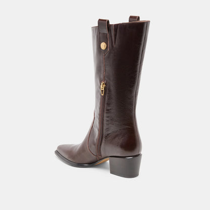 VERN CHOCOLATE LEATHER