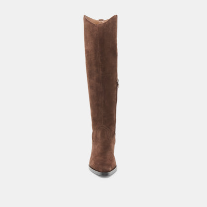 VIRONA H2O DARK BROWN SUEDE