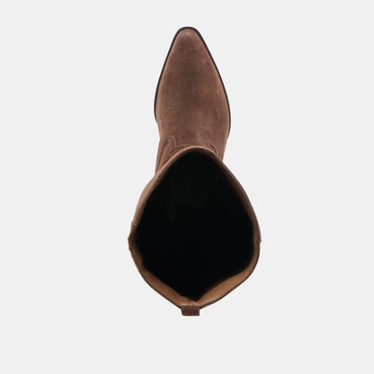VIRONA H2O DARK BROWN SUEDE