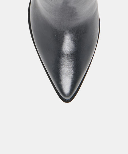 ALIMA EXTRA WIDE CALF BLACK LEATHER
