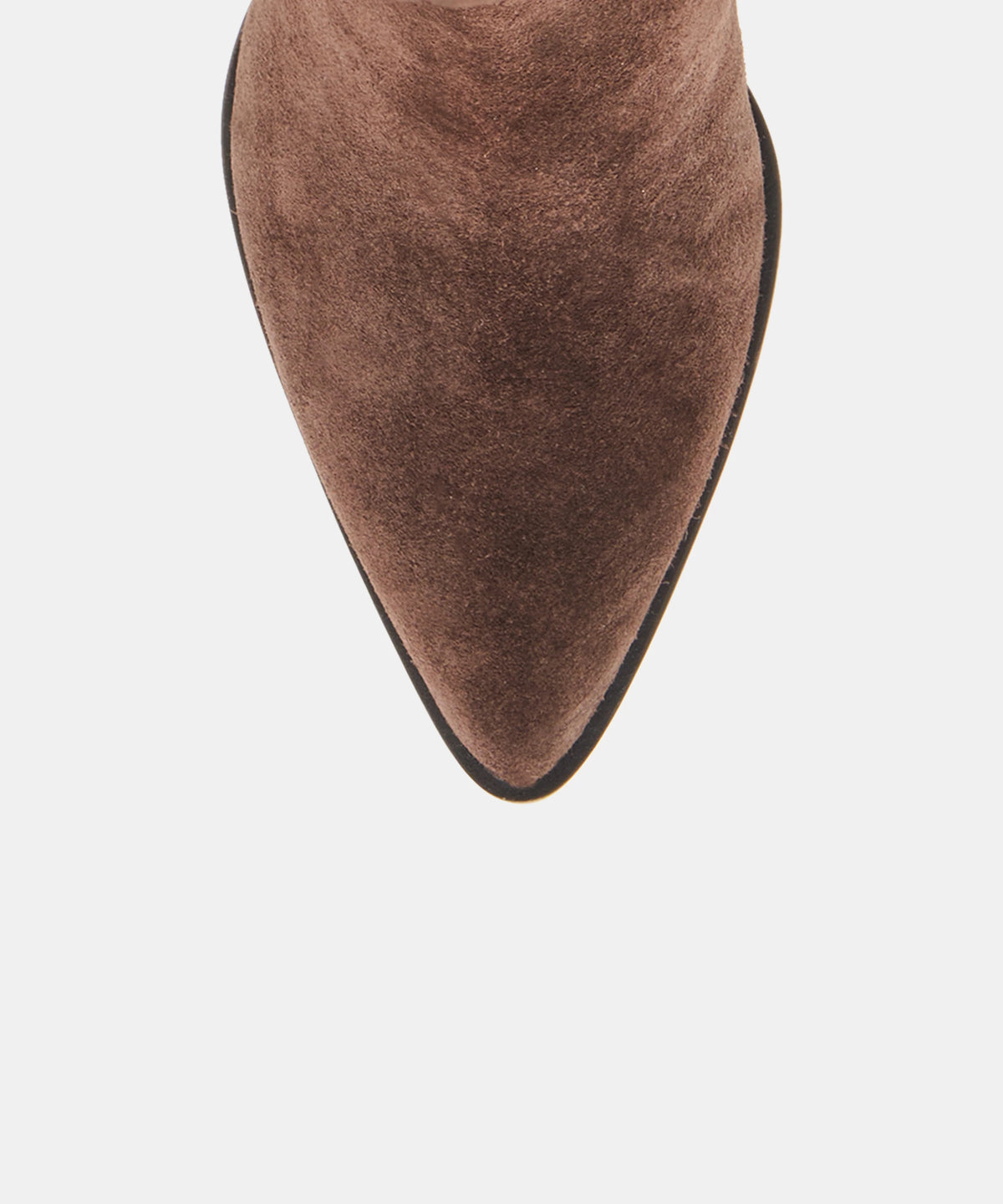 ALIMA EXTRA WIDE CALF DARK BROWN SUEDE - view 3