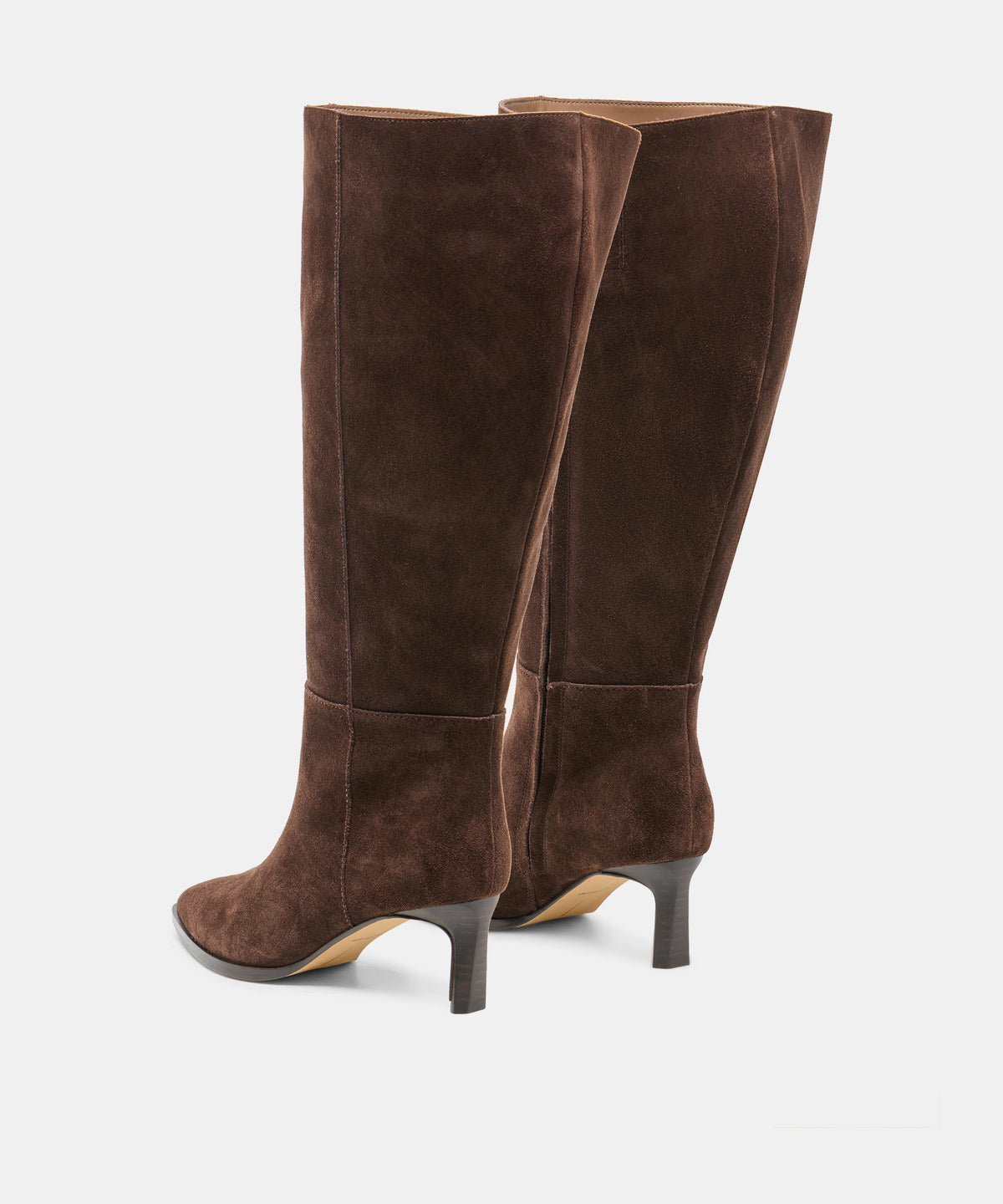 ALIMA EXTRA WIDE CALF DARK BROWN SUEDE - view 5