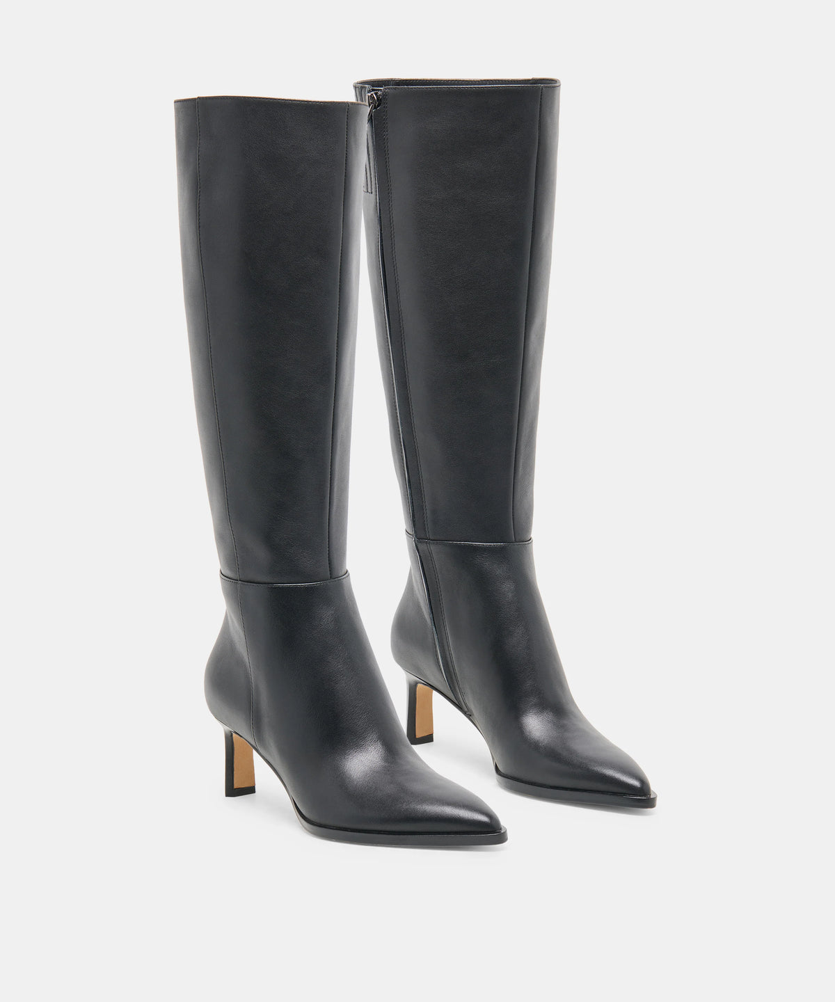 ALIMA WIDE CALF BLACK LEATHER - view 2
