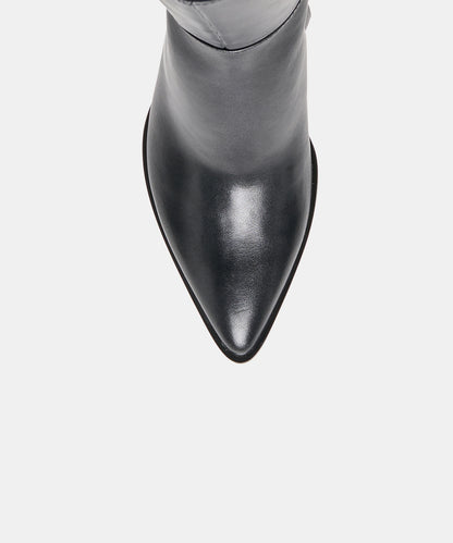 ALIMA BLACK LEATHER
