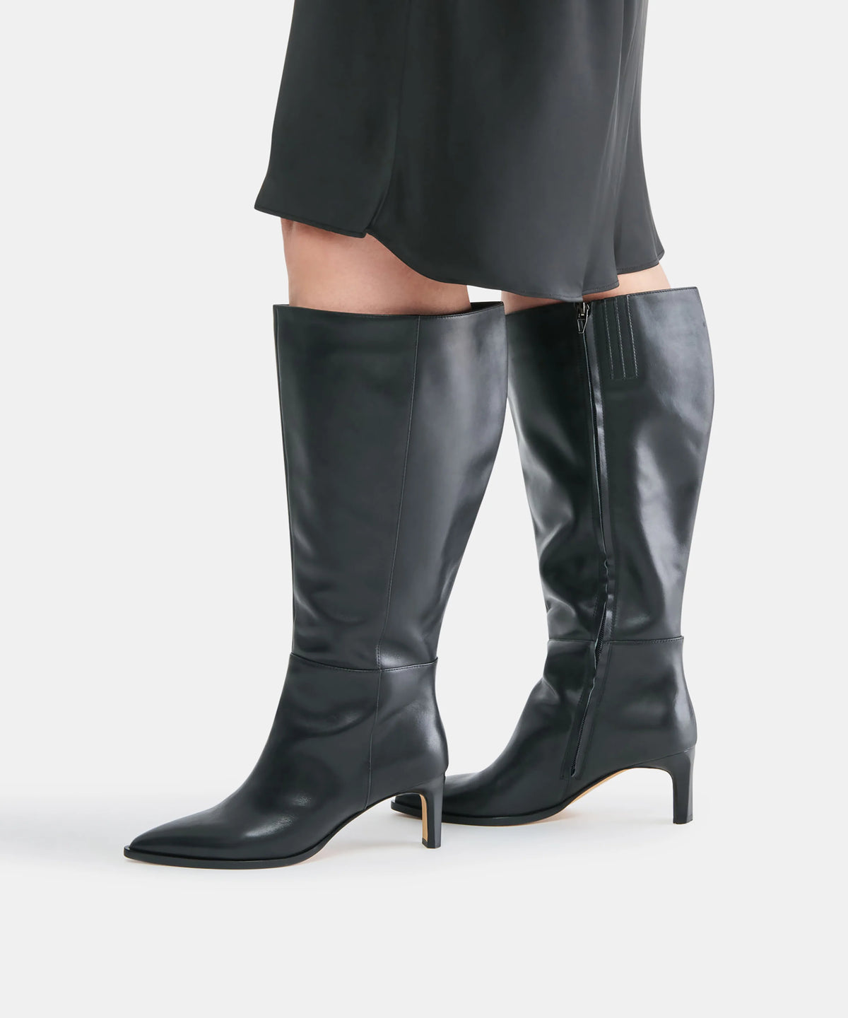 ALIMA EXTRA WIDE CALF BLACK LEATHER - view 4