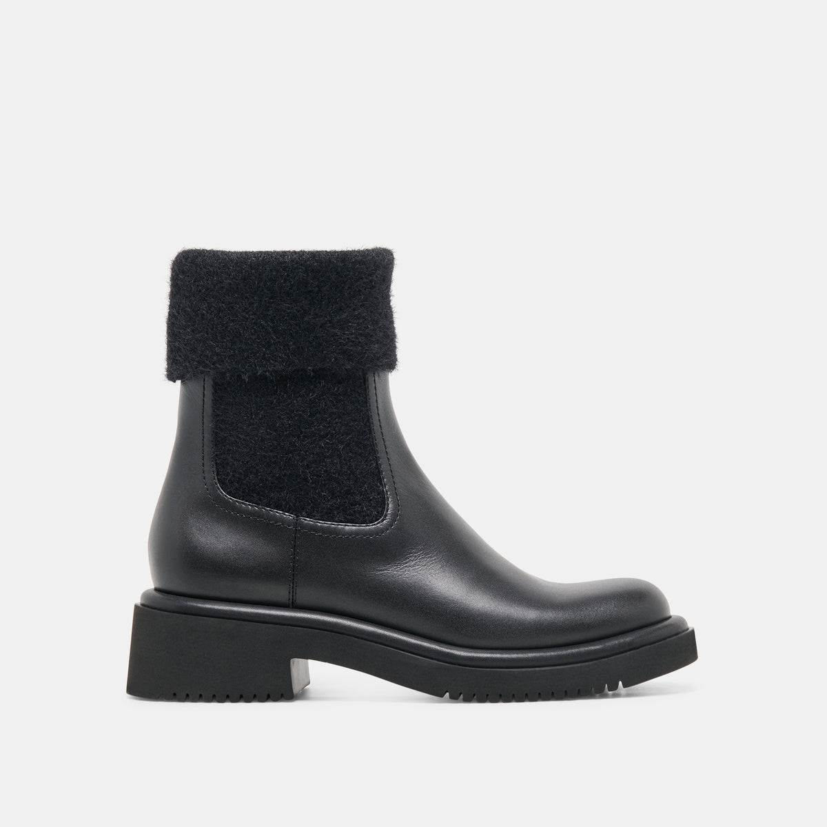 BARBI PLUSH H2O BLACK LEATHER