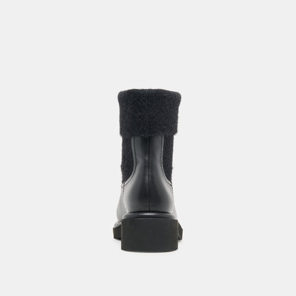 BARBI PLUSH H2O BLACK LEATHER