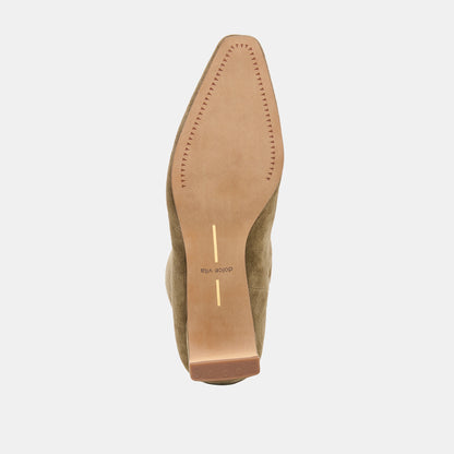 BENNET OLIVE SUEDE