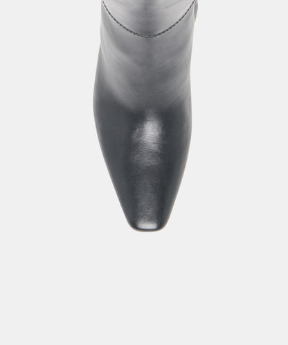 BRION NARROW CALF BLACK LEATHER