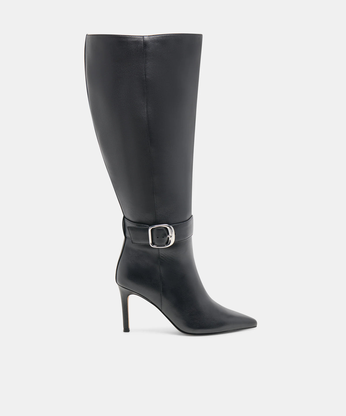 KINZY EXTRA WIDE CALF BLACK LEATHER