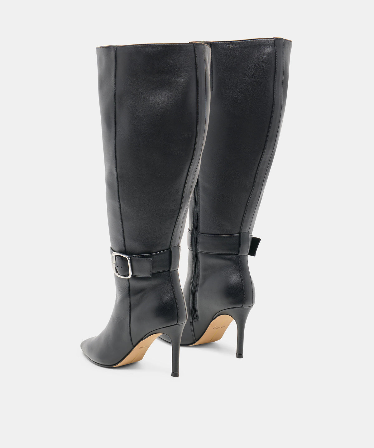 KINZY EXTRA WIDE CALF BLACK LEATHER - view 4