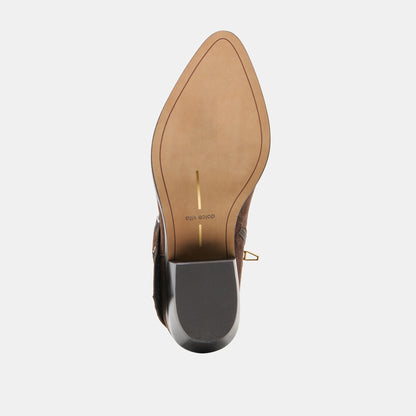 MEKALA DARK BROWN SUEDE