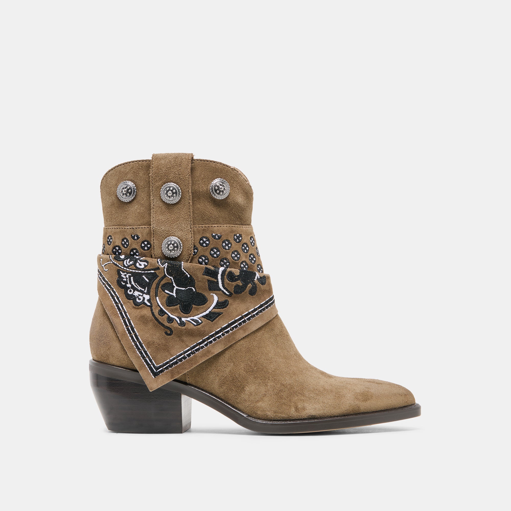 MEKALA OLIVE SUEDE
