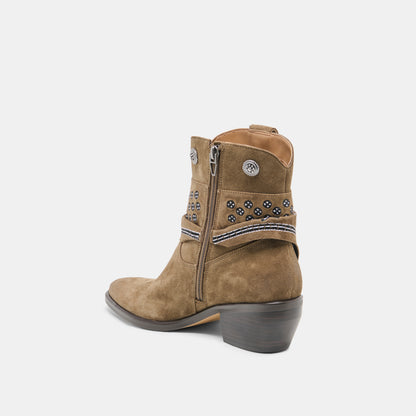 MEKALA OLIVE SUEDE