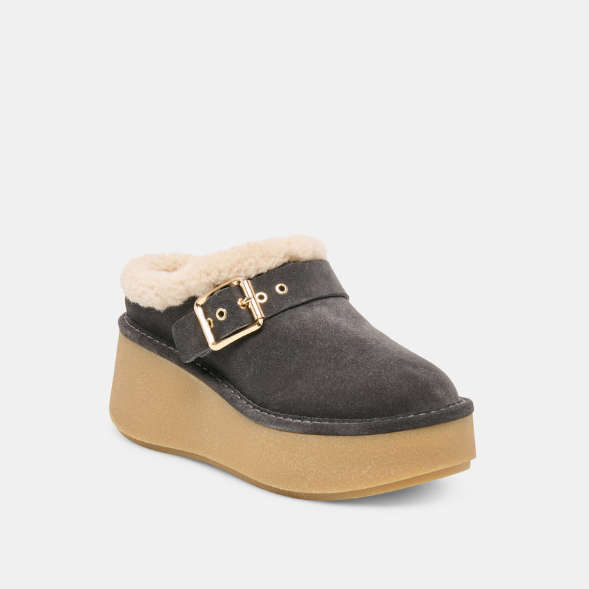 OSLO PLUSH ANTHRACITE SUEDE