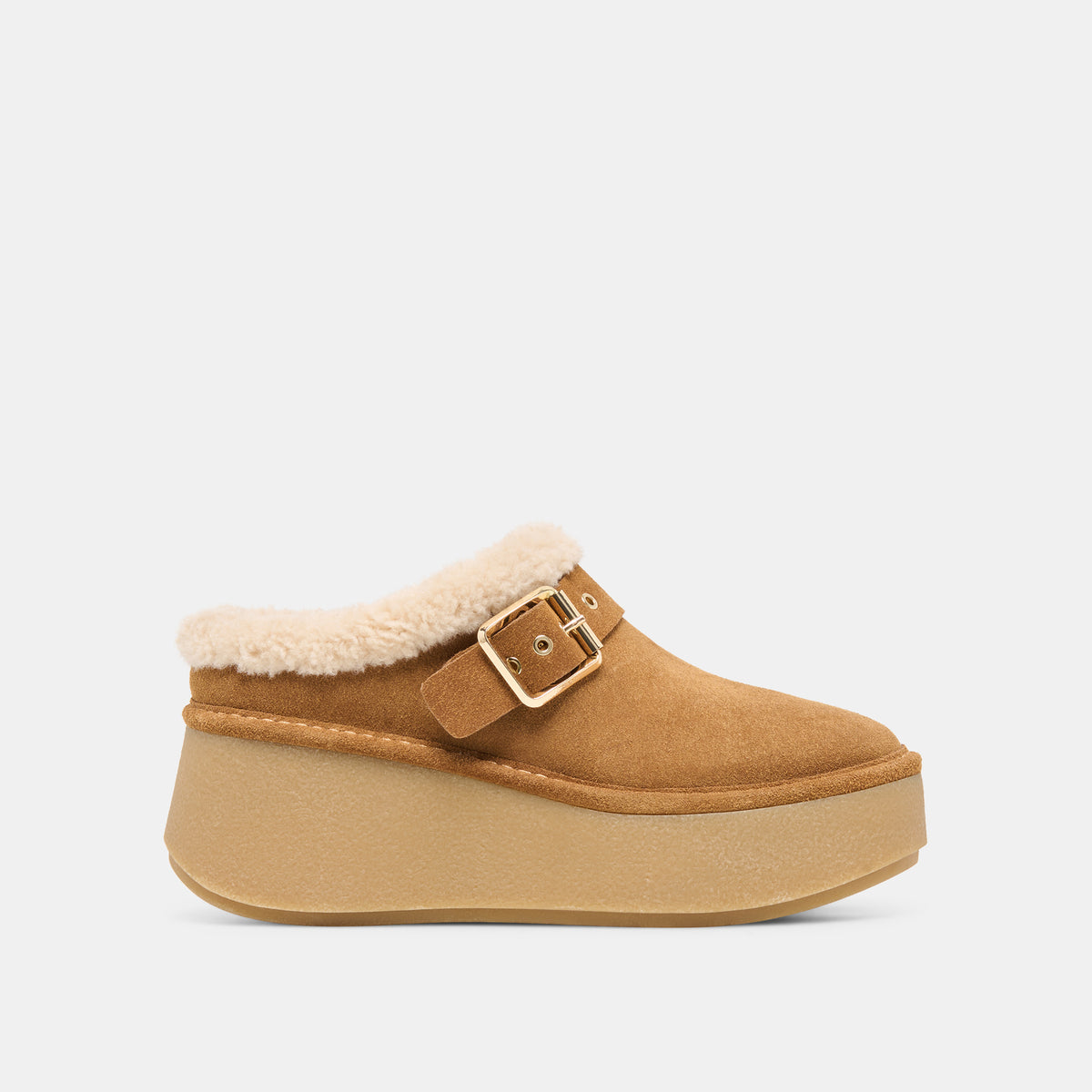 OSLO PLUSH LT BROWN SUEDE